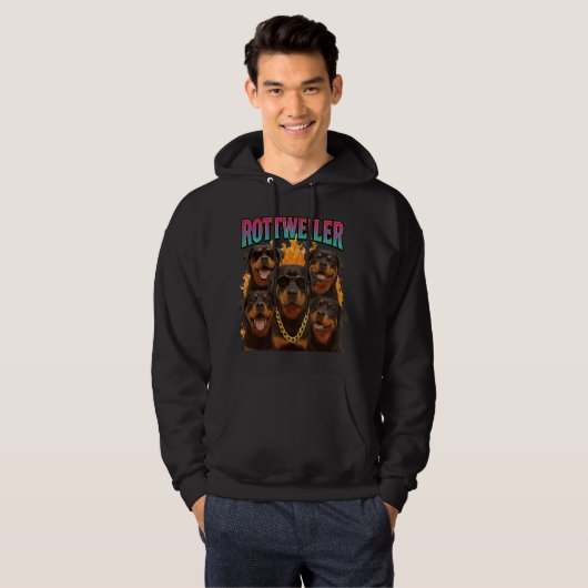 Veste À Capuche Rottweiler (Devant entier)