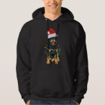 Veste À Capuche Rottweiler Christmas Rottweiler À Santa Hat Et L<br><div class="desc">Rottweiler Christmas Rottweiler À Santa Hat Et Lumières 23.</div>