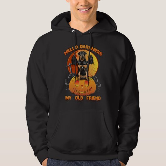 Veste À Capuche Rottweiler Hello Darkness (Devant)