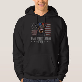 Veste À Capuche Rottweiler Meilleur Chien Maman Jamais Rétro