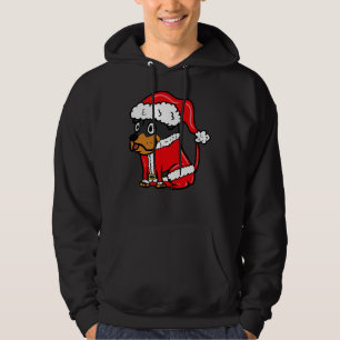 Veste À Capuche Rotweiler mignon costume du Père Noël Noël