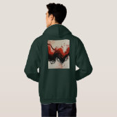 Veste À Capuche rouge (Dos entier)
