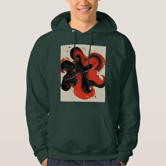 Veste À Capuche rouge (Devant)