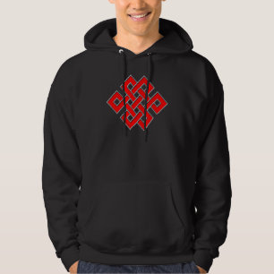 Veste À Capuche Rouge Mystique noeud sans fin, éternel, infini, Pa