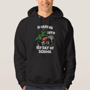 Veste À Capuche Rouler au 1er jour de l'école Camion Dinosaur Rex