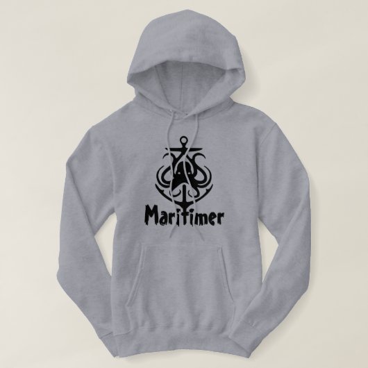 Veste À Capuche Route du phare nautique Maritimer Ancre pieuvre (Design devant)