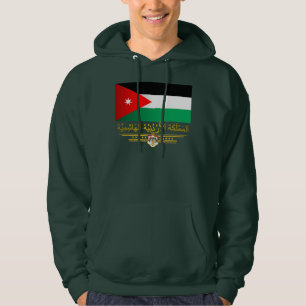 Veste À Capuche Royaume du drapeau de la Jordanie (arabe)