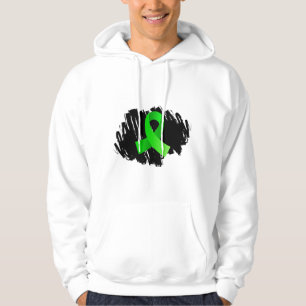 Veste À Capuche Ruban de vert de chaux de lymphome non Hodgkinien