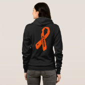 Veste À Capuche Ruban déchiré par GUERRIER de milliseconde (Dos entier)