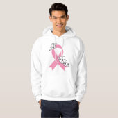 Veste À Capuche Ruban rose avec Sweatshirt de fleurs (Devant entier)