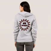 Veste À Capuche Rubans/Cercle...APS (Dos entier)