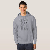 Veste À Capuche Rue Sésame | Émotions et sentiments (Devant entier)