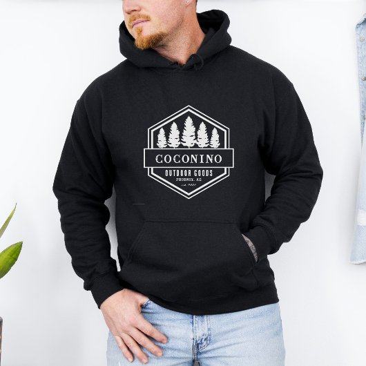 Veste À Capuche Rustic Masculine Forest Mountains Outdoors