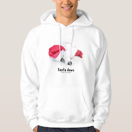 Veste À Capuche Ryder le whippet/Père Noël vers le bas (Devant)