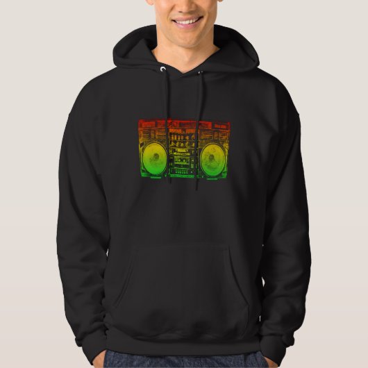 Veste À Capuche Sableuse de ghetto de Rasta (Devant)