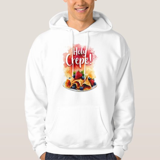 Veste À Capuche Saint Crepe ! - Drôle Berry Design d'impression po (Devant)