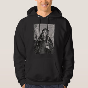 Veste À Capuche Saint Gertrude le Grand Allemand bénédictin mystiq