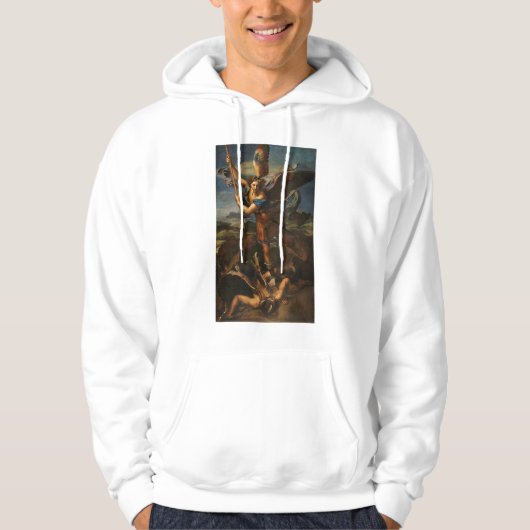 Veste À Capuche Saint Michel vainqueur de Satan (Devant)