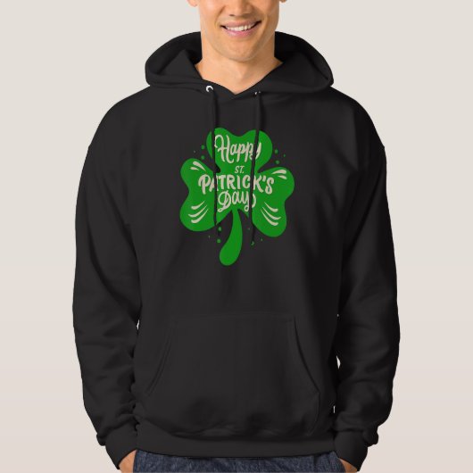 Veste À Capuche Saint Patrick Joyeux Shenanigans Irlandais Coordi (Devant)