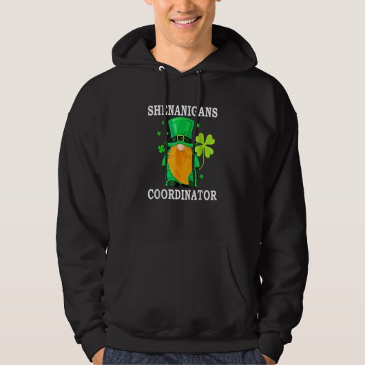 Veste À Capuche Saint Patrick Shenanigans Coordonnateur Enseignant (Devant)