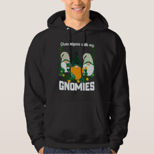 Veste À Capuche Saint Patrick Shenanigans Gnomies Gnome Shamroc