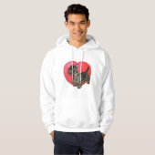 Veste À Capuche Saint-Valentin Terrier Écossais (Devant entier)