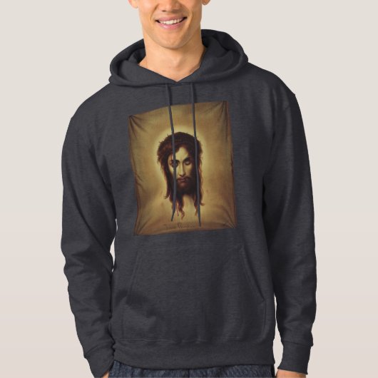 Veste À Capuche Sainte Face de Jésus Christ (Devant)