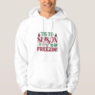 Veste À Capuche Saison à geler drôle de bonhomme de neige d'hiver