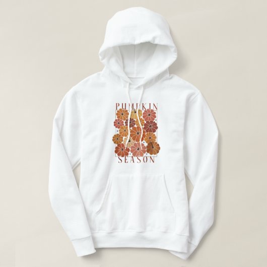 Veste À Capuche saison citrouille (Design devant)