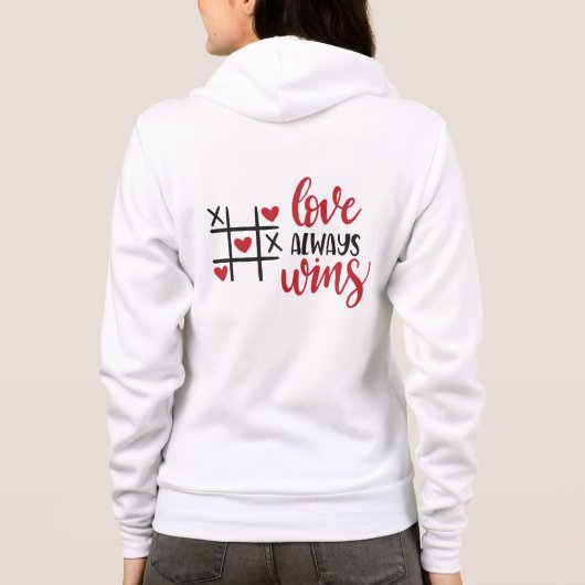 Veste À Capuche Saison d'amour des sweats à capuche (Dos)
