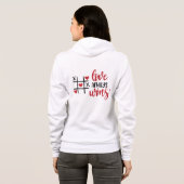 Veste À Capuche Saison d'amour des sweats à capuche (Dos entier)