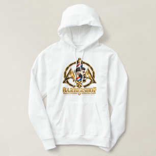 Veste À Capuche Salon de coiffure A&A Logo personnalisé Barbier