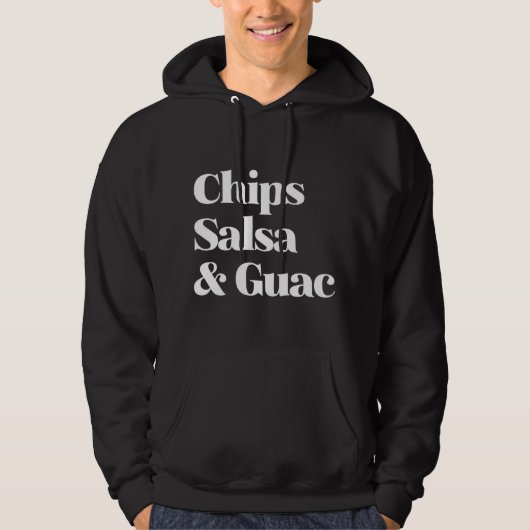 Veste À Capuche Salsa Chips Et Guac (Devant)