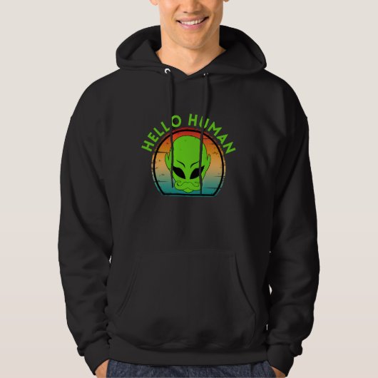 Veste À Capuche salut humain branché (Devant)