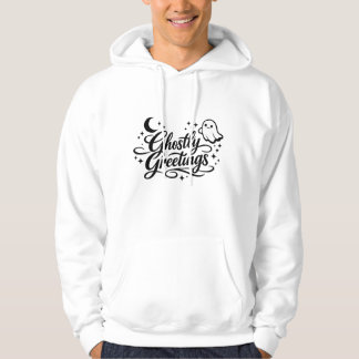 Veste À Capuche Salutations Fantomatiques Art Chic ÉpoUVantable Ha