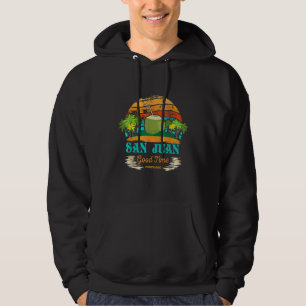 Veste À Capuche San Juan Porto Rico Souvenir Vintage Porto Rico