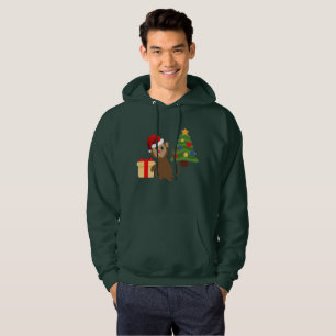 Veste À Capuche santa claus monkey emoji mens sweatshirt capoté
