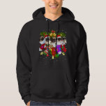 Veste À Capuche Santa Pugs dans Christmas Socks Funny Xmas Dog Lov<br><div class="desc">Carlins père Noël dans Chaussettes de Noël Drôle Noël Amoureux des chiens Carlin Maman</div>