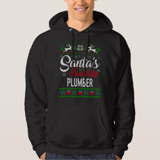 Veste À Capuche Santas Plumber favori Noël laide Sweater