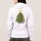 Veste À Capuche sapin de Noël (Dos)