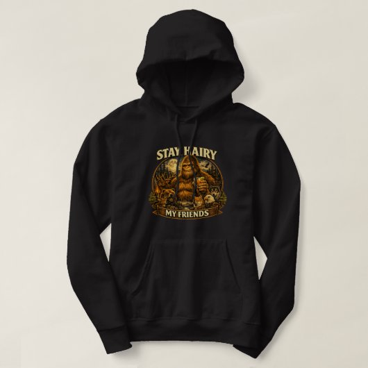 Veste À Capuche Sasquatch Bigfoot (Design devant)