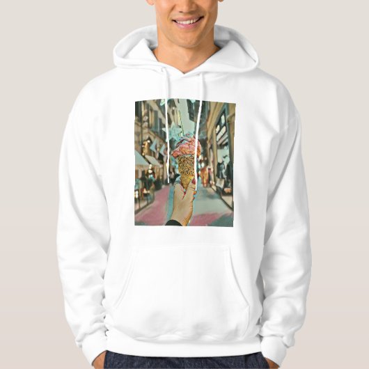 Veste À Capuche Saupoudrer de crème glacée (Devant)