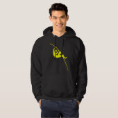 Veste À Capuche Saut à la perche - Jaune (Devant entier)