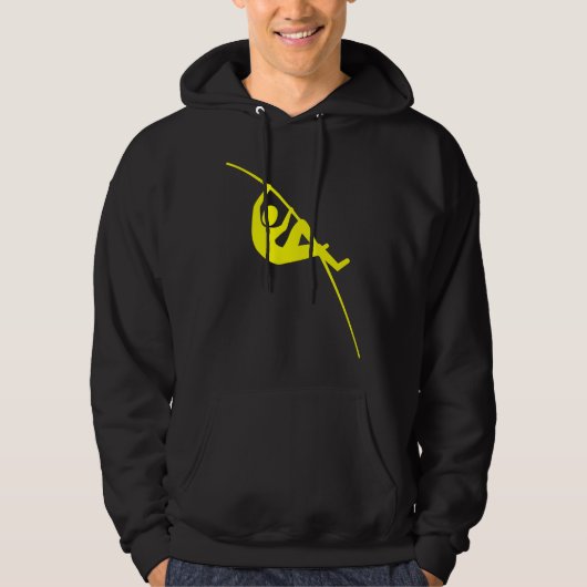 Veste À Capuche Saut à la perche - Jaune (Devant)