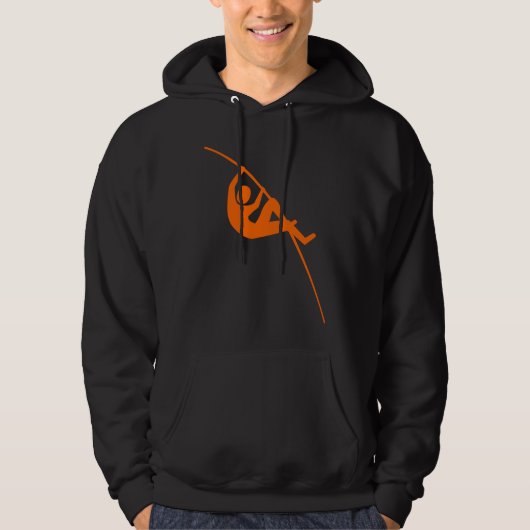 Veste À Capuche Saut à la perche - orange (Devant)