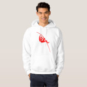 Veste À Capuche Saut à la perche - Rouge (Devant entier)