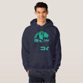 Veste À Capuche Saut de toit de Parkour (Devant entier)