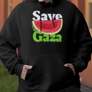 Veste À Capuche Sauver le melon d'eau de Gaza Elégant Palestinien