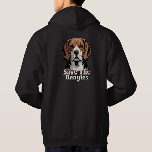 Veste À Capuche Save the Beagles | Dog Lovers (Dos)