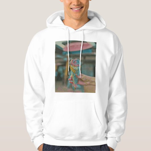 Veste À Capuche Saveur de crème glacée (Devant)